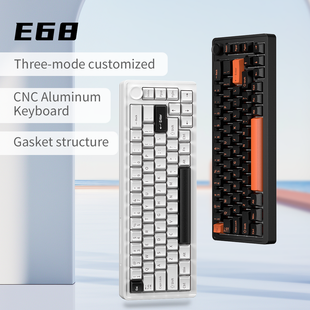 E68 ALUMINUM MECHANICAL KEYBOARD – FURYCUBE