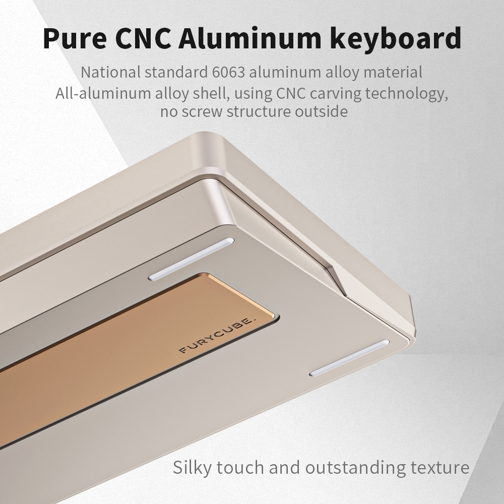 FURYCUBE F75 ALUMINUM MECHANICAL KEYBOARD